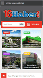 Mobile Screenshot of 16haber.com