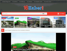 Tablet Screenshot of 16haber.com